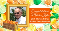 Sebring Citrus Grower Tapped for the FL Citrus Hall of Fame